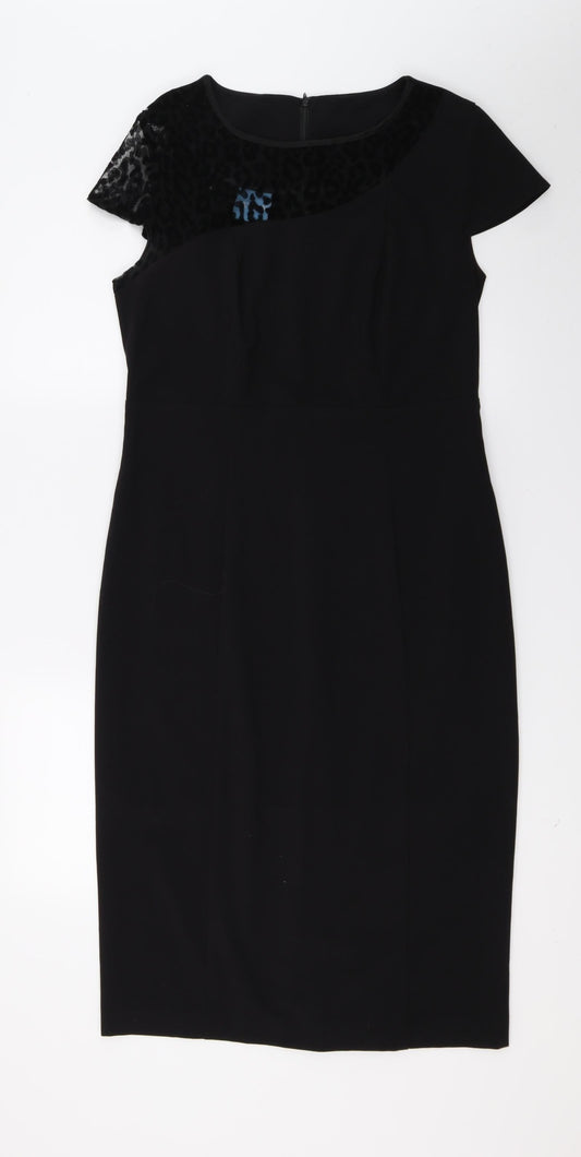 Tayfan Womens Black   A-Line  Size 12