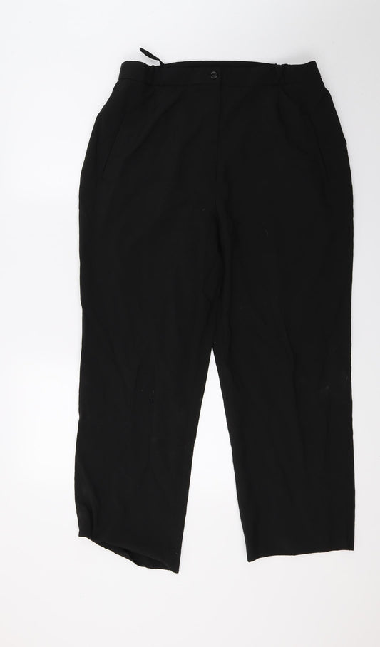 Bonmarché Womens Black   Trousers  Size 18 L23 in
