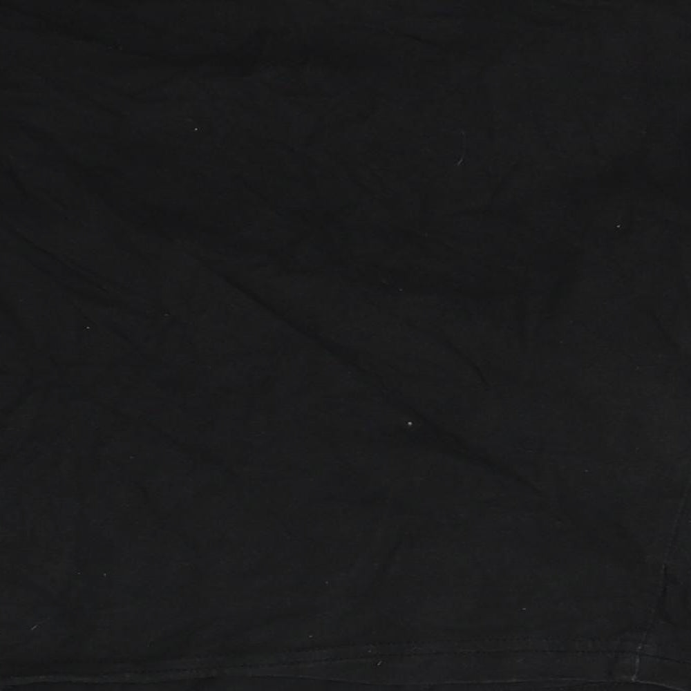 Threads Boys Black  Rayon Basic T-Shirt Size 3 Years