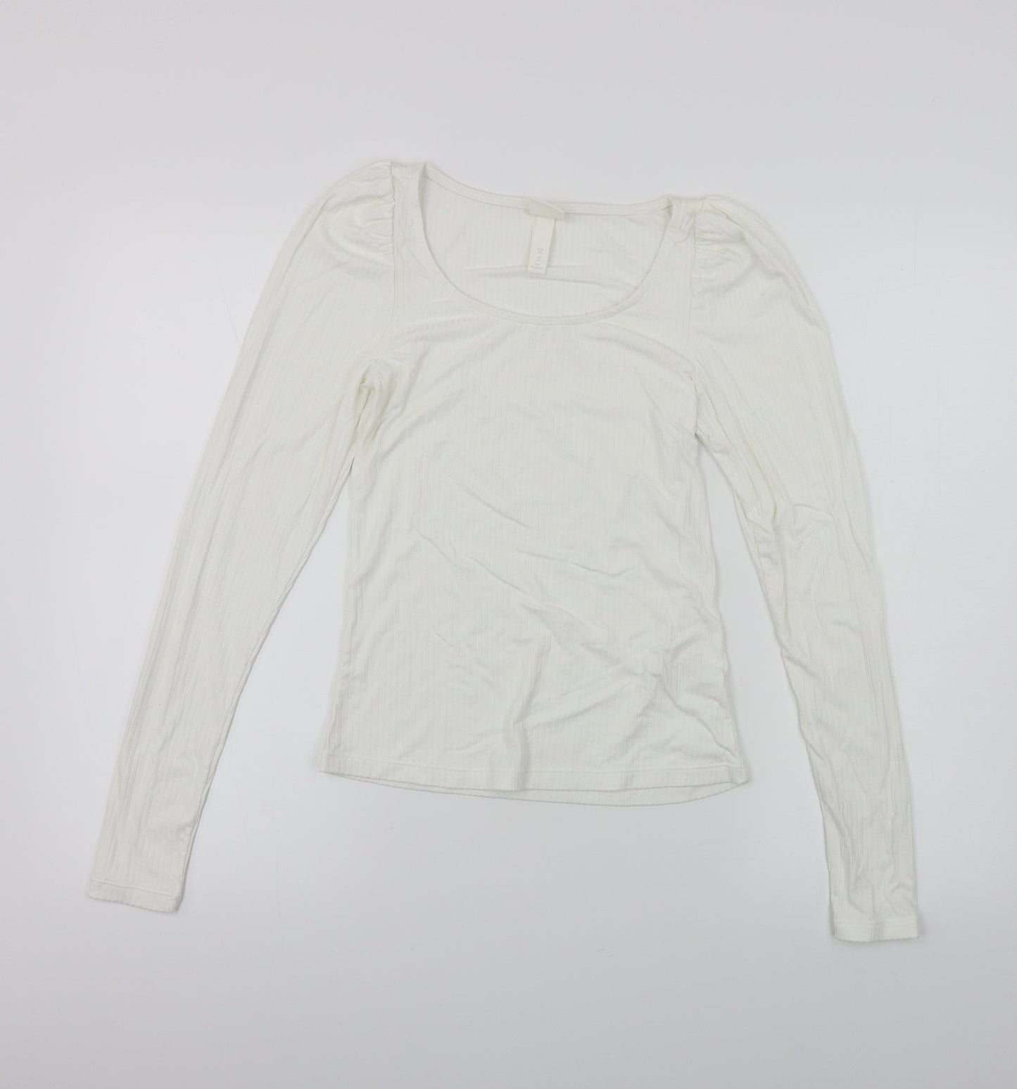 H&M  Womens White   Pullover Jumper Size XS