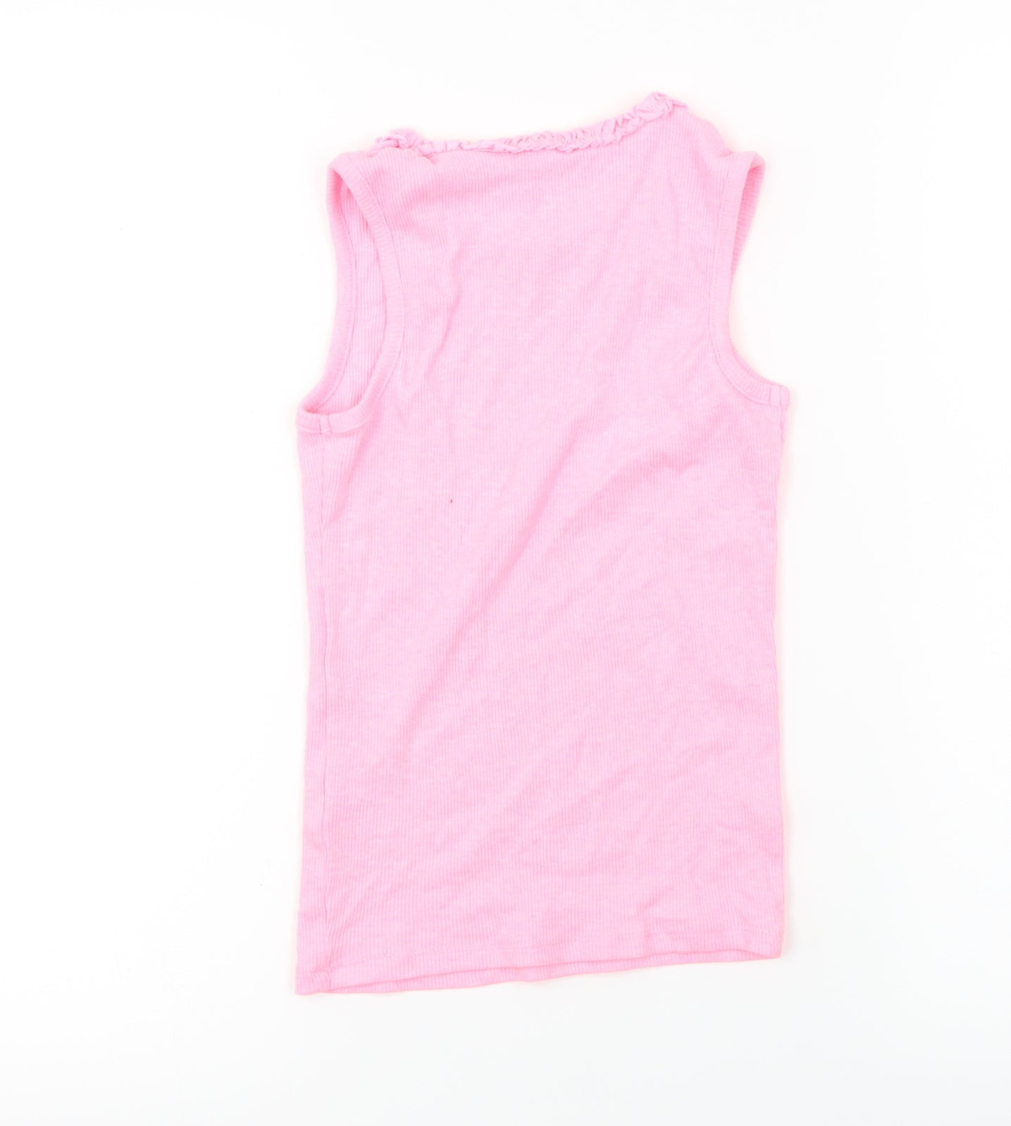George Girls Pink   Basic T-Shirt Size 7-8 Years