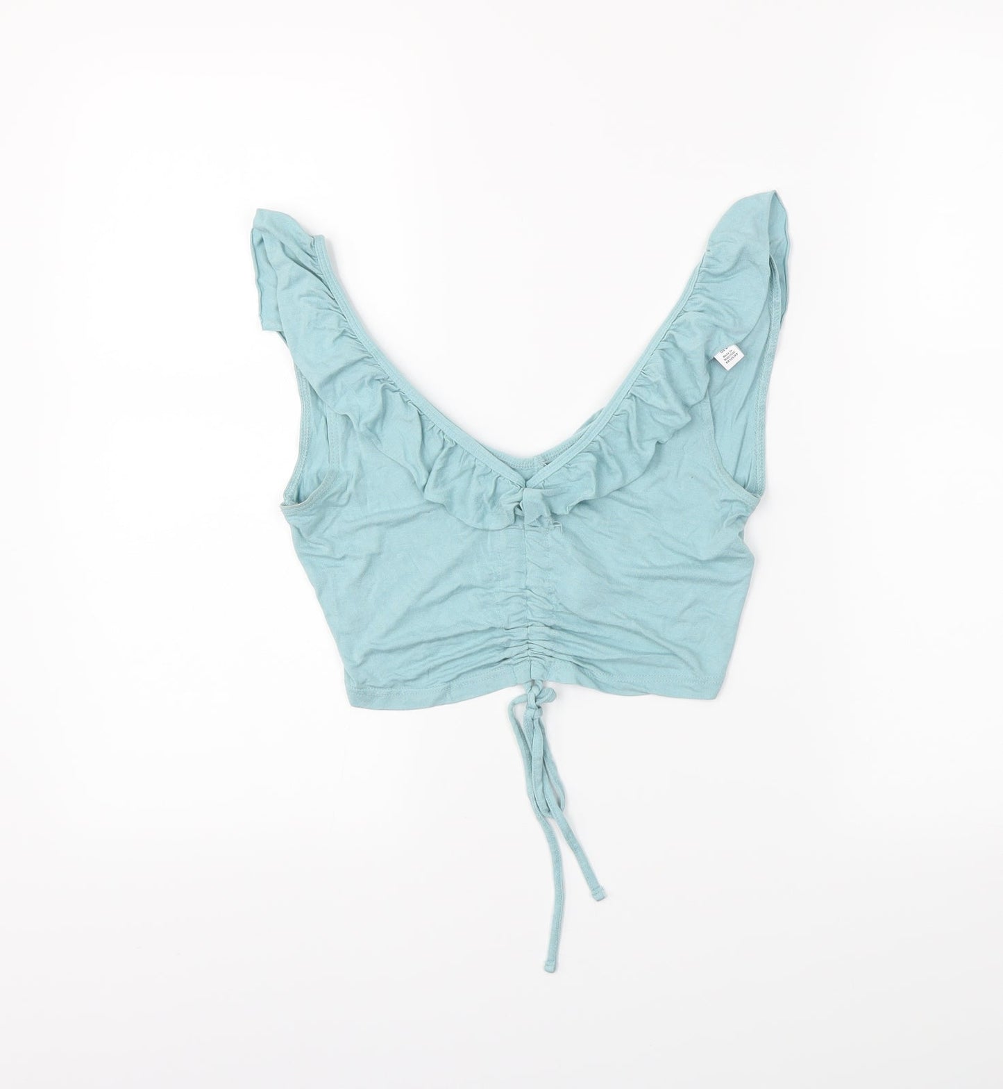 Topshop Womens Blue   Cropped Tank Size 10