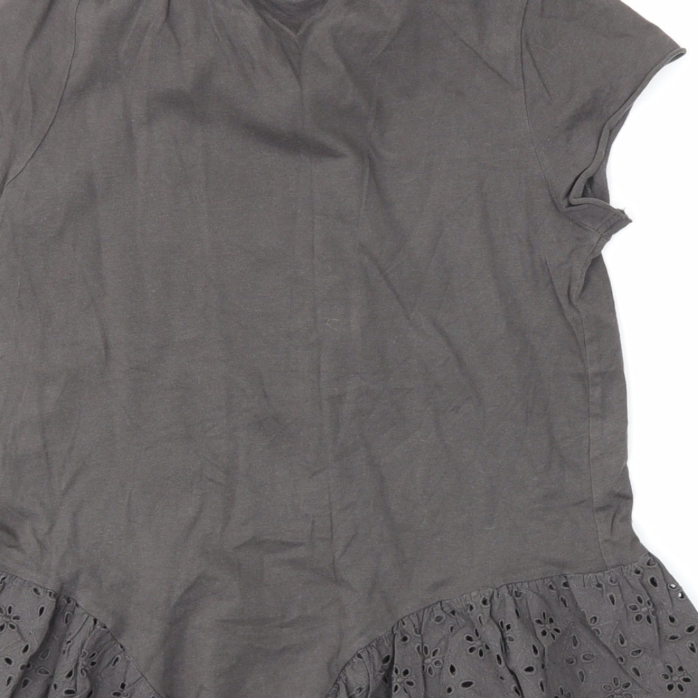 I love Girlswear Girls Grey   Basic T-Shirt Size 10 Years