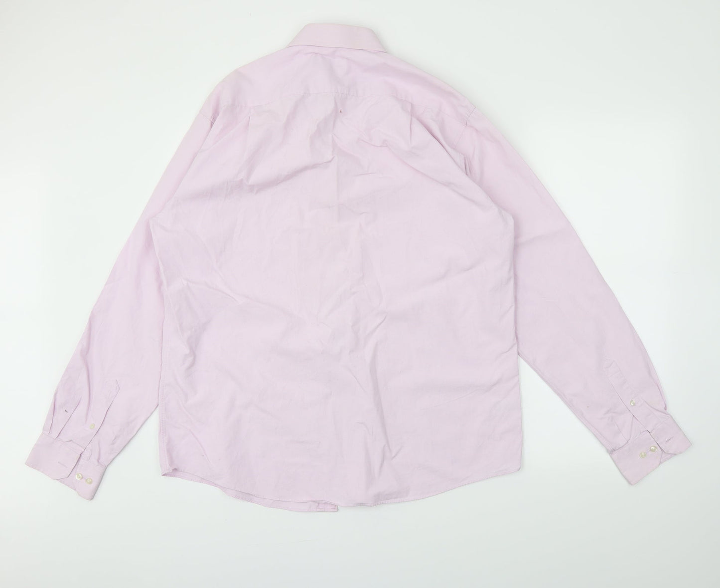 cottontech Mens Pink    Button-Up Size L