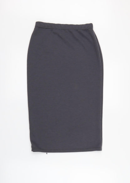 Preloved Preworn Womens Grey Plaid  Skort Skirt Size M - Back
