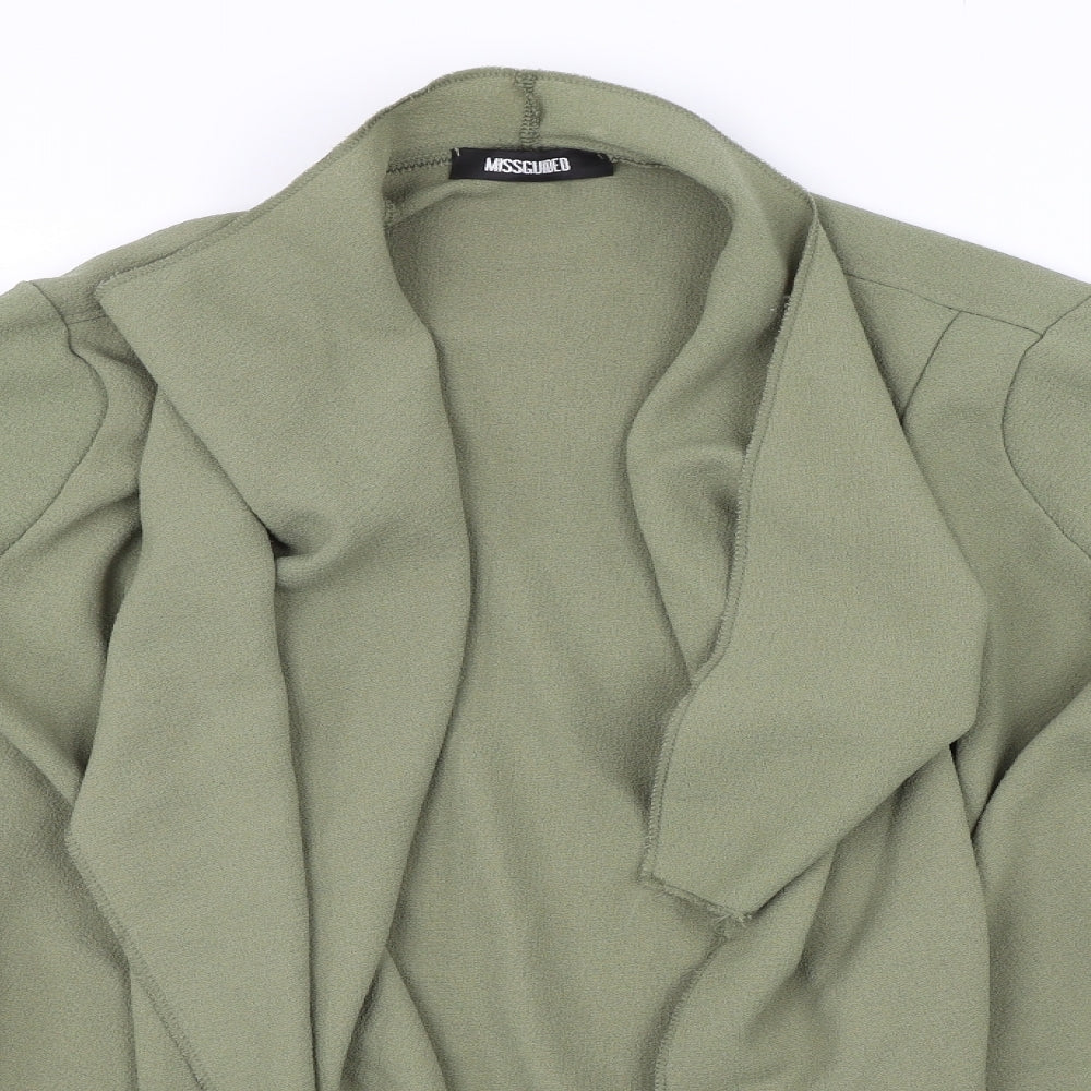 Missguided Womens Green   Jacket  Size 10