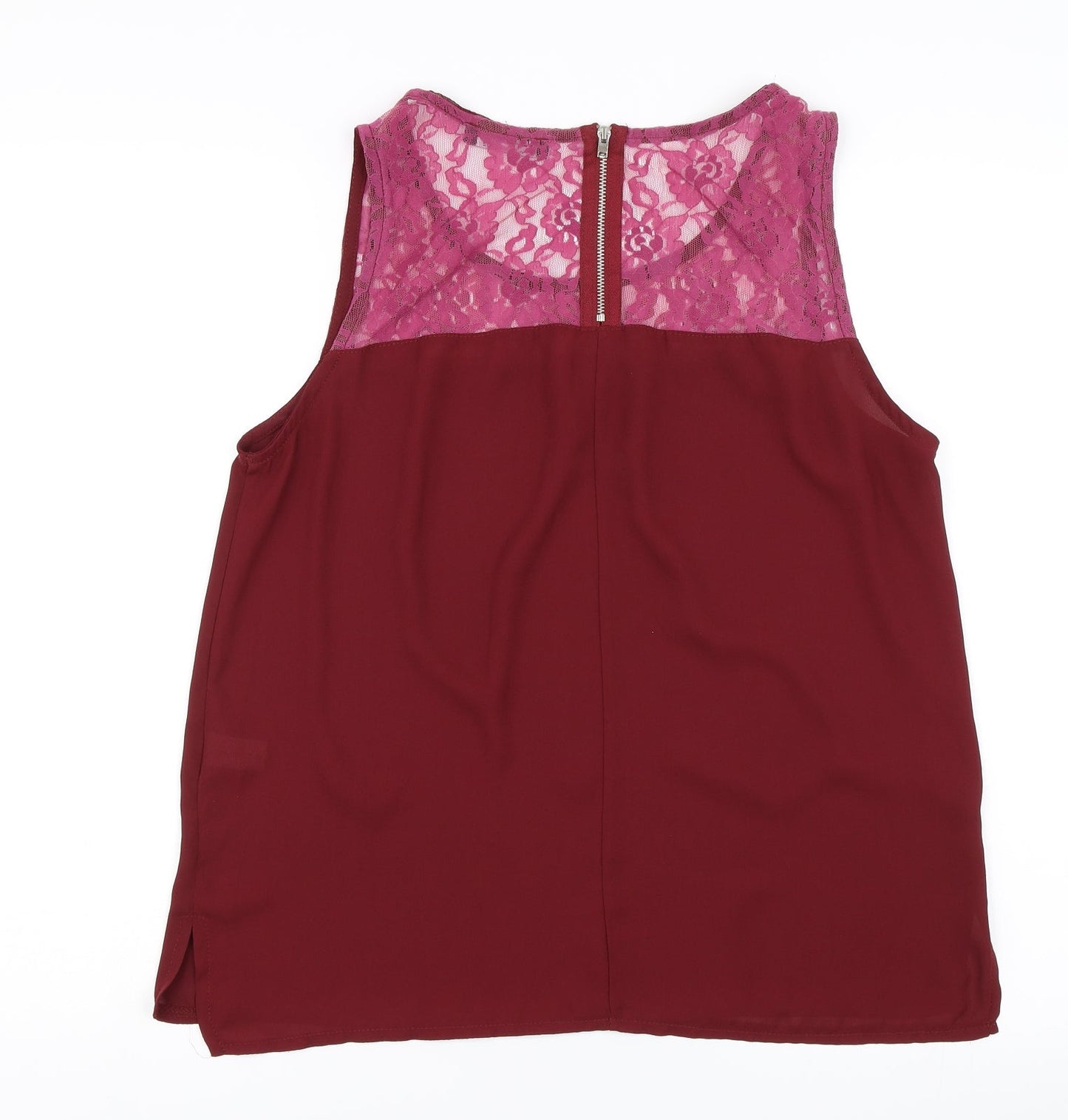 Select Womens Red   Basic Blouse Size 14