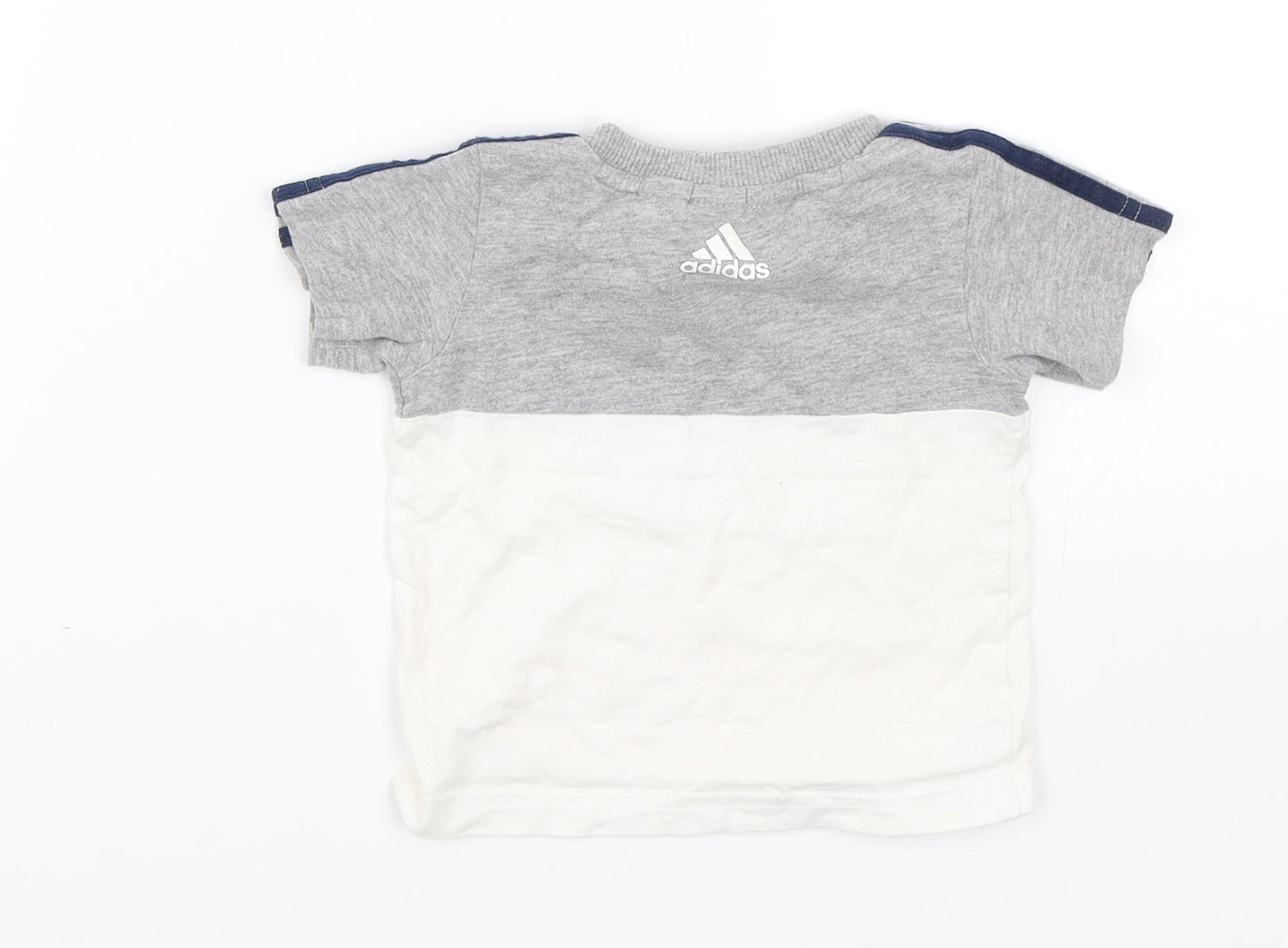 adidas Baby White   Basic T-Shirt Size 3-6 Months