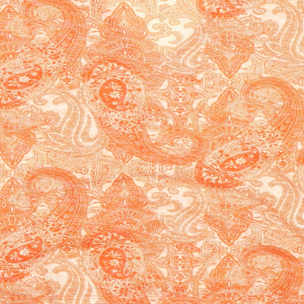 Wallis Womens Orange Paisley  Basic Blouse Size S