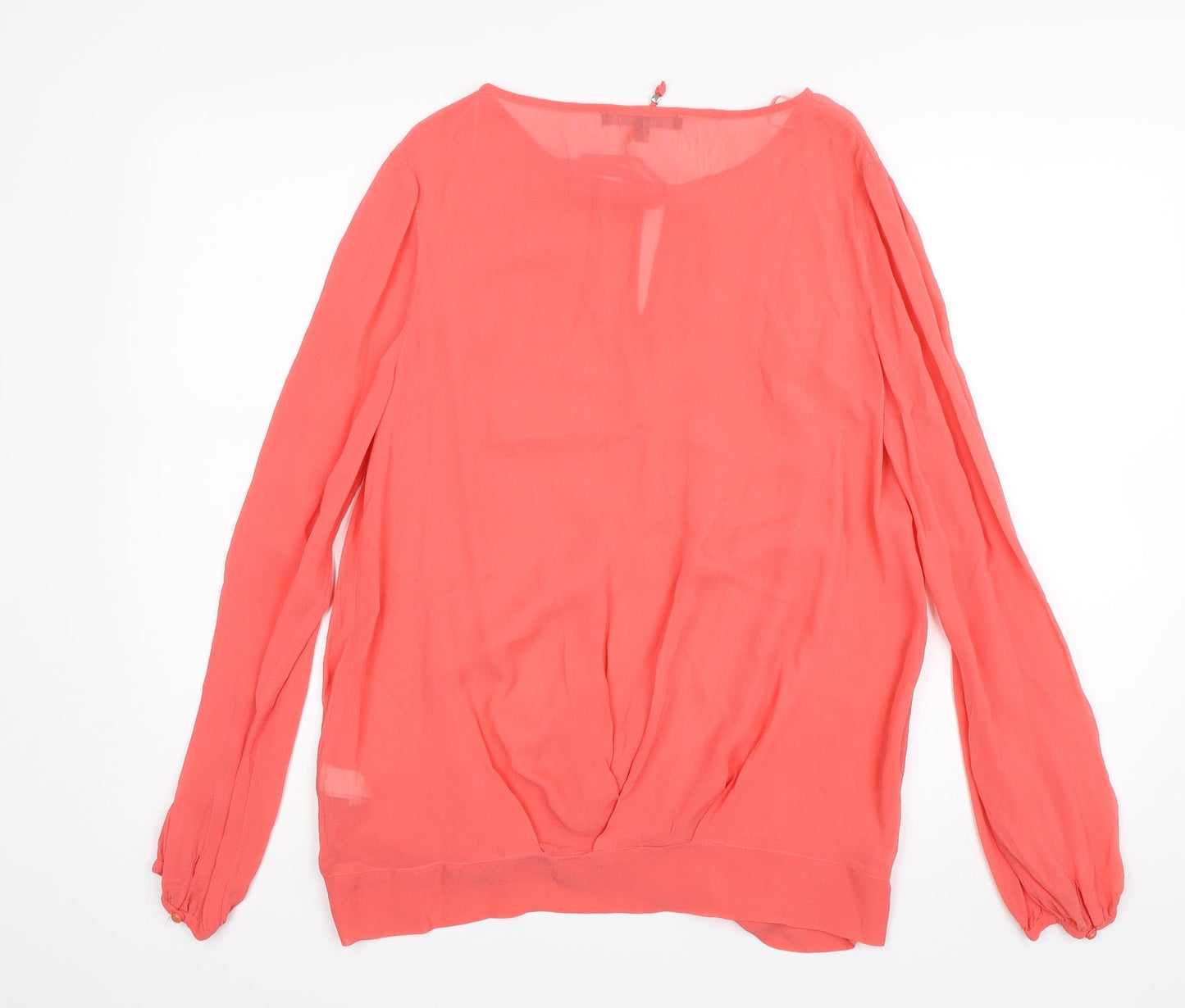 NEXT Womens Orange   Basic Blouse Size 10