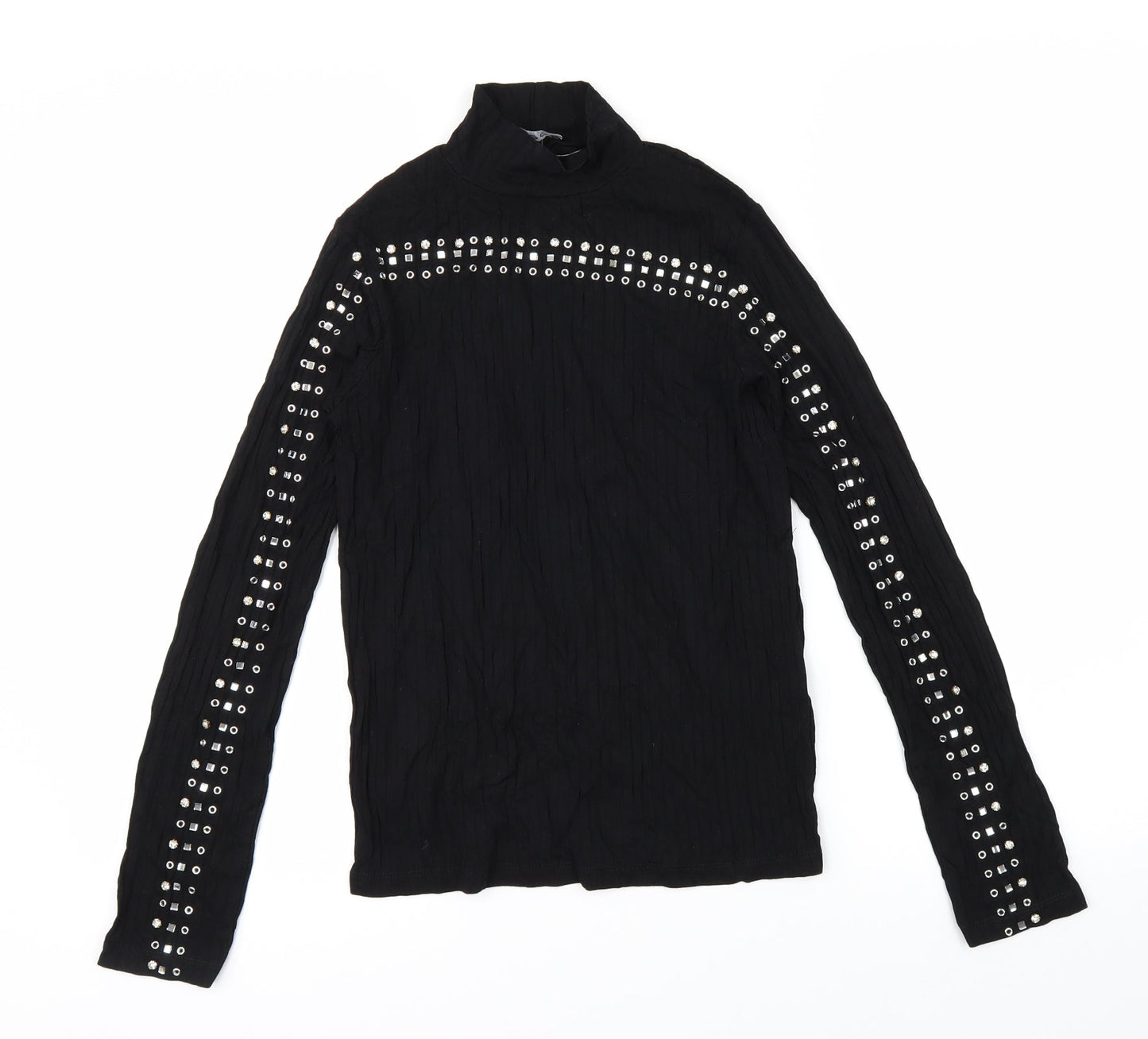 Select Womens Black   Pullover Jumper Size S
