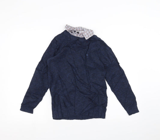 NEXT Girls Blue   Pullover Jumper Size 10 Years