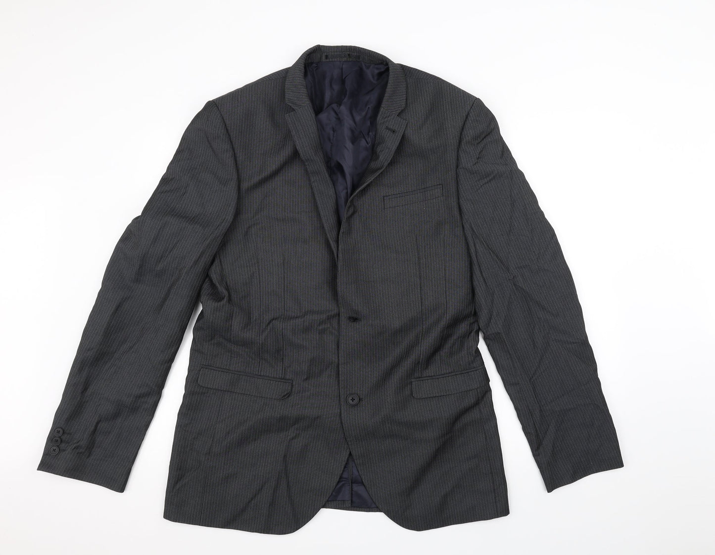 Marks and Spencer Mens Black   Jacket Suit Jacket Size 38