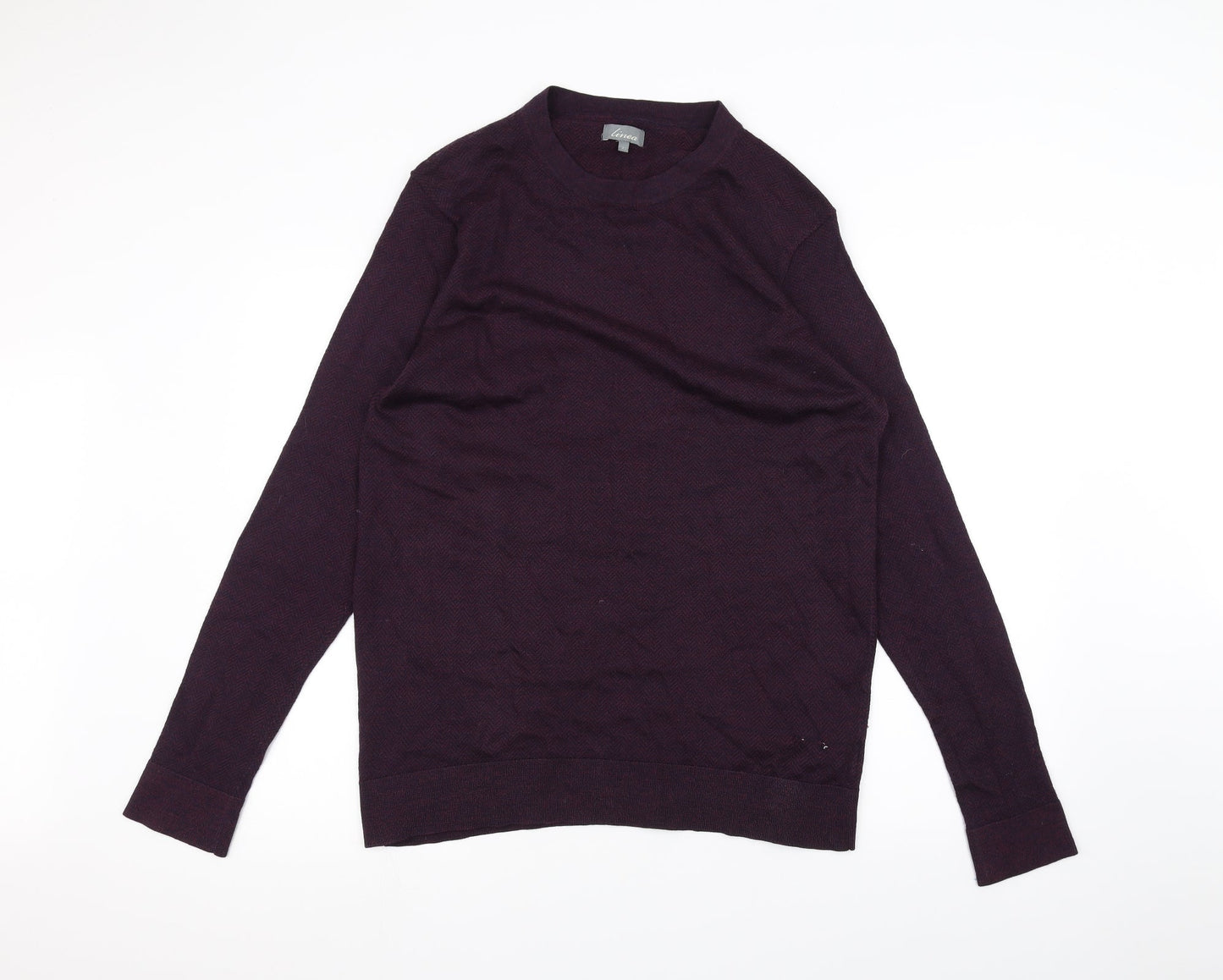 Linea Womens Purple   Pullover Jumper Size XL