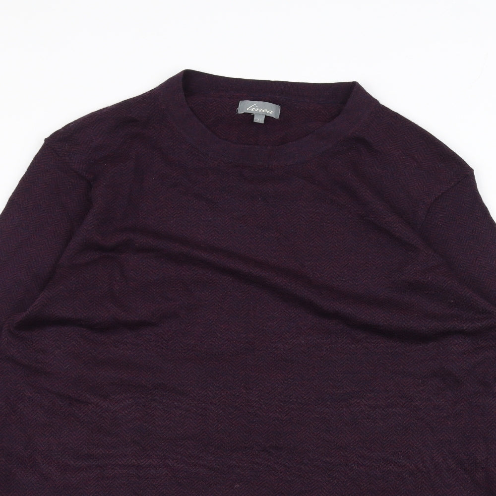 Linea Womens Purple   Pullover Jumper Size XL