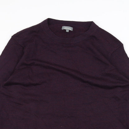 Close-up detail of Linea women’s purple jumper, size XL