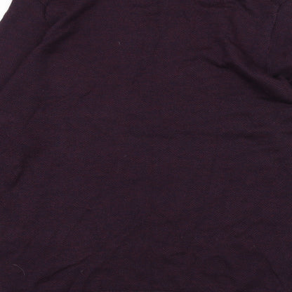 Brand and care label for Linea women’s purple jumper, size XL