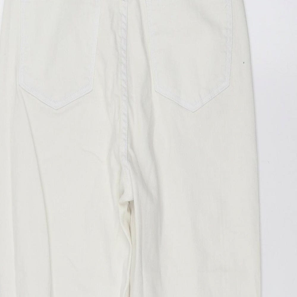 In the Style Womens White   Straight Jeans Size 12 L26 in