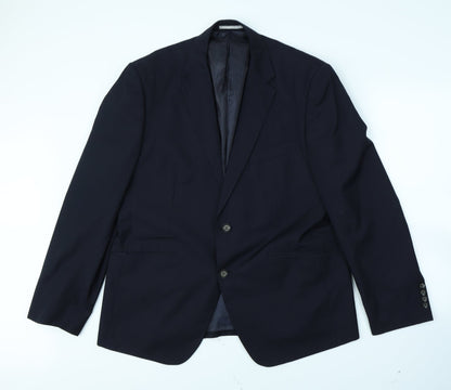 Skopes Mens Blue   Jacket Blazer Size 38  - shoulder pads