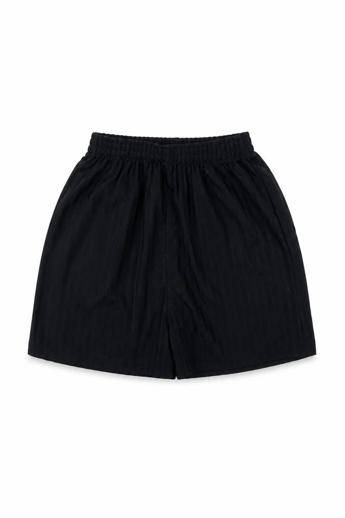 pep & co Boys Black   Sweat Shorts Size 7 Years