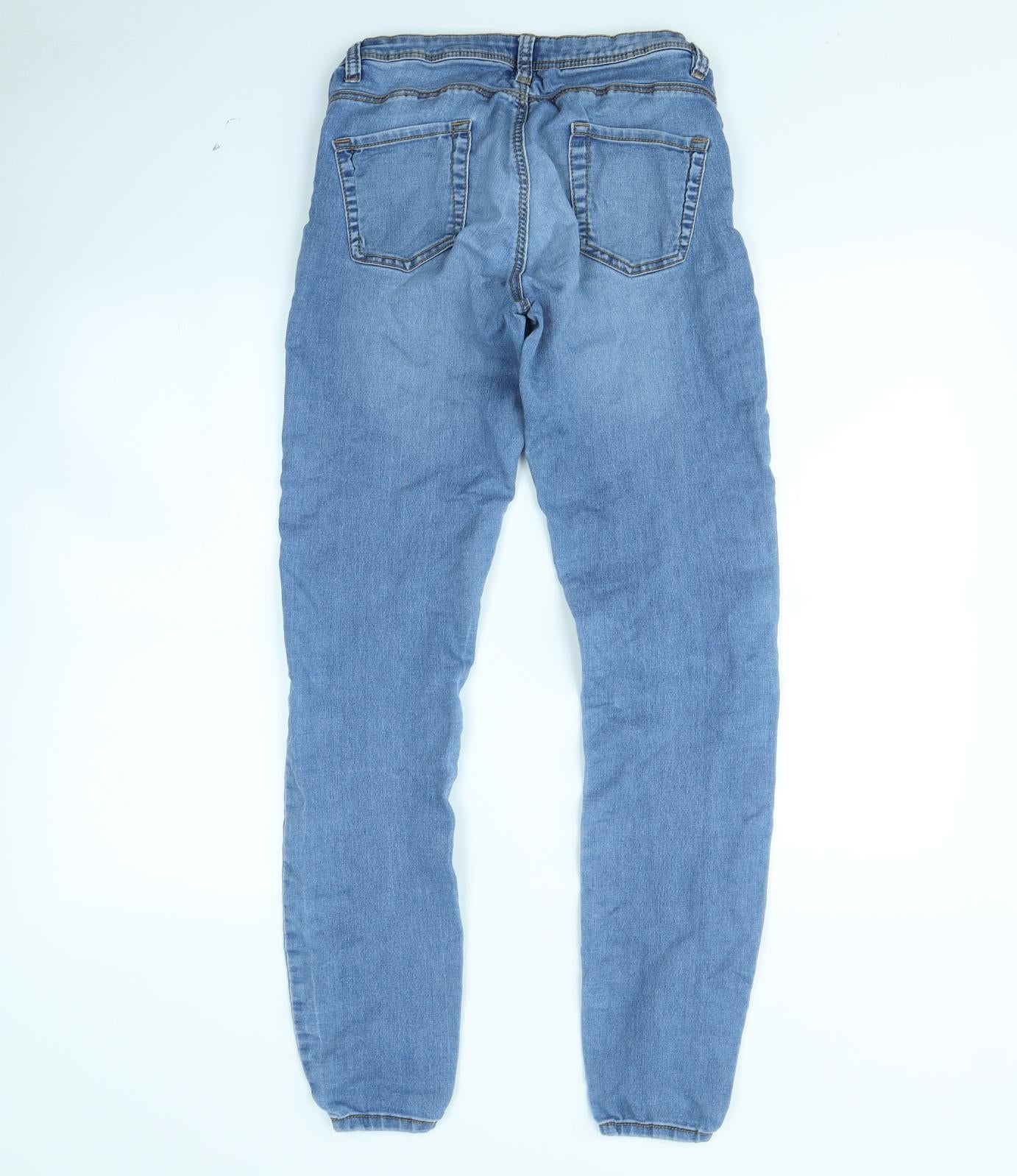 Denim & Co. Womens Blue   Straight Jeans Size 12 L29 in