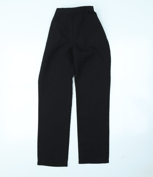 Preworn Boys Black   Dress Pants Trousers Size 12 Years