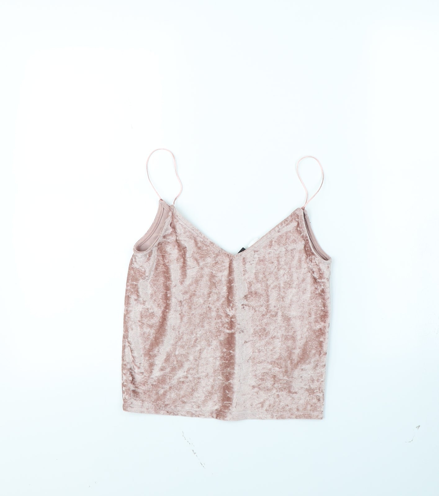 Divided Womens Pink   Cropped T-Shirt Size XS