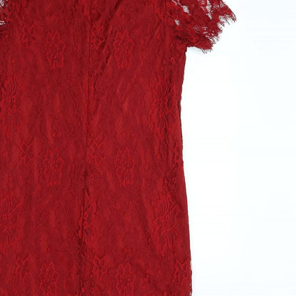 Preloved New Look Womens Red   Mini  Size 10 - Label