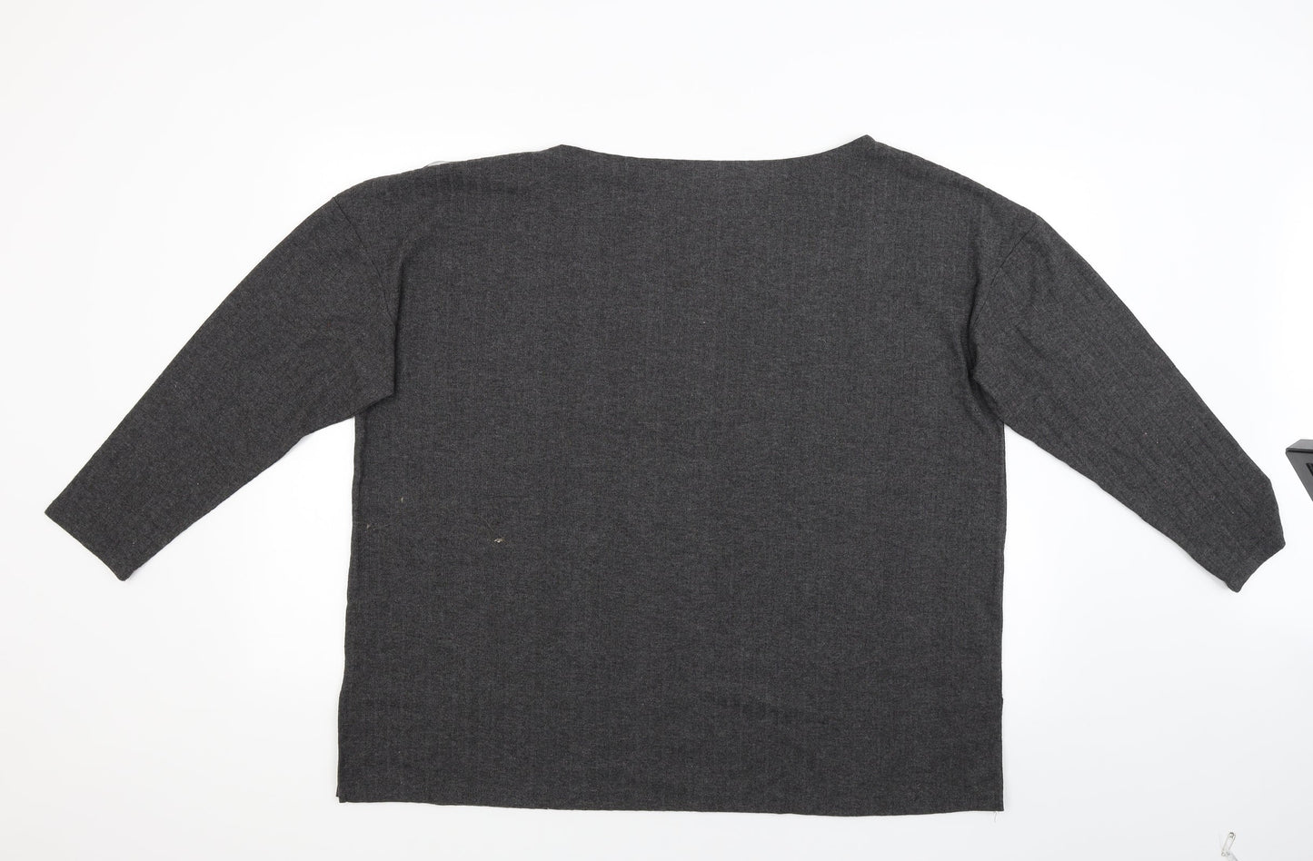 Pep & Co Womens Grey Striped  Pullover Jumper Size 18