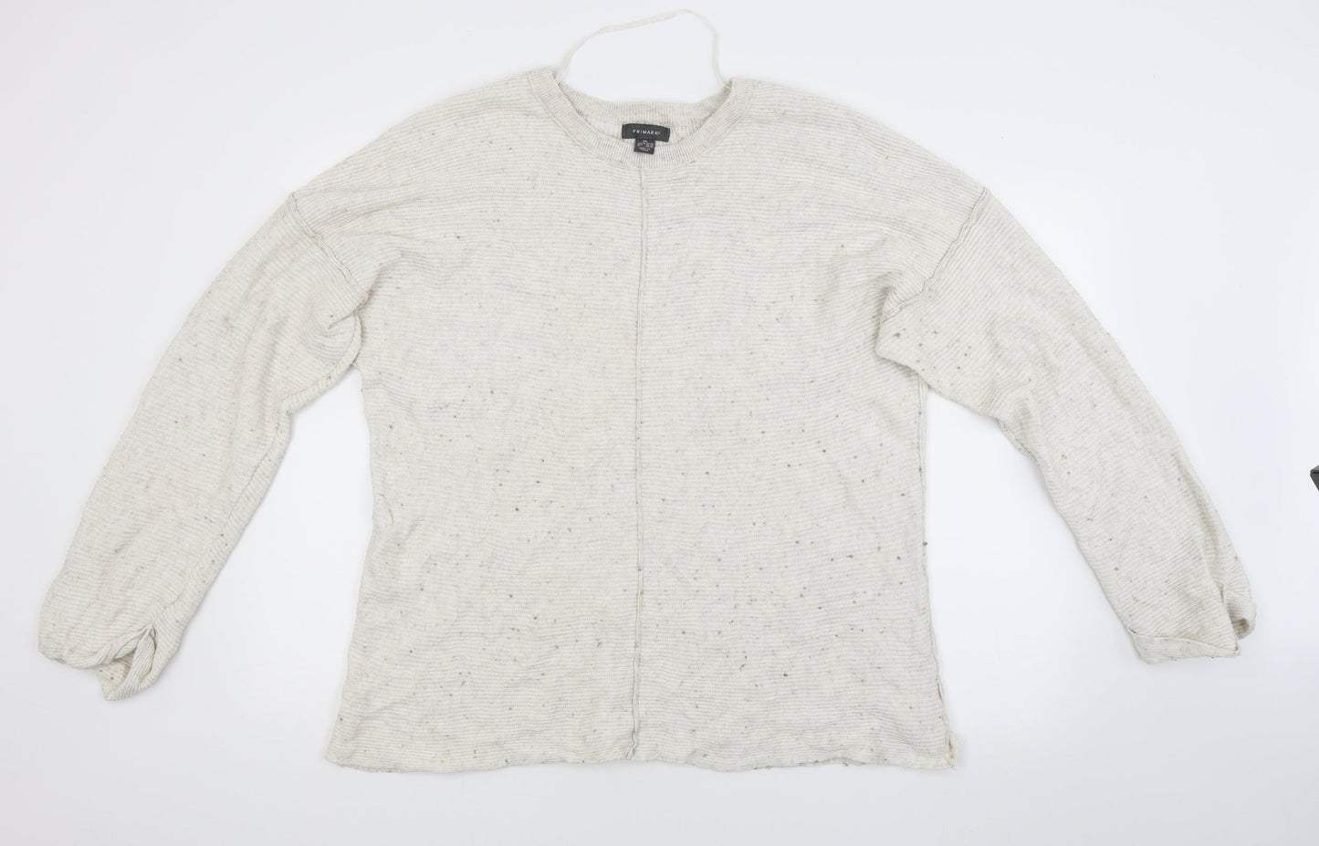 Primark Womens White   Pullover Jumper Size XL