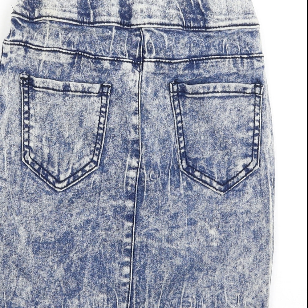 Denim Co Womens Blue   Straight & Pencil Skirt Size 6  - Denim