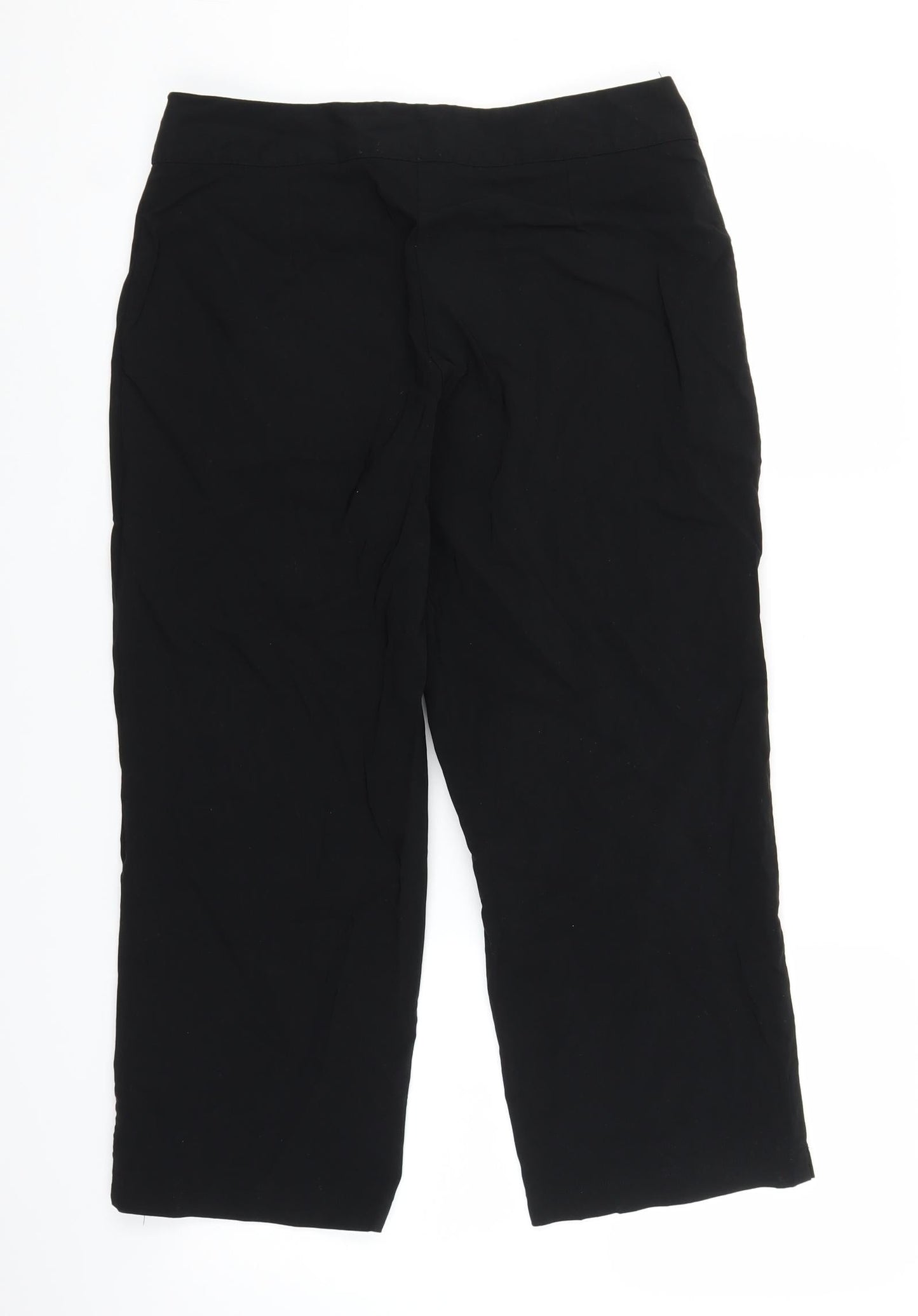 BHS Womens Black   Trousers  Size 12 L21 in