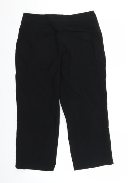 Preloved BHS Womens Black   Trousers  Size 12 L21 in - Back