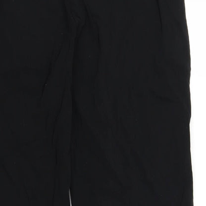 Preloved BHS Womens Black   Trousers  Size 12 L21 in - Label