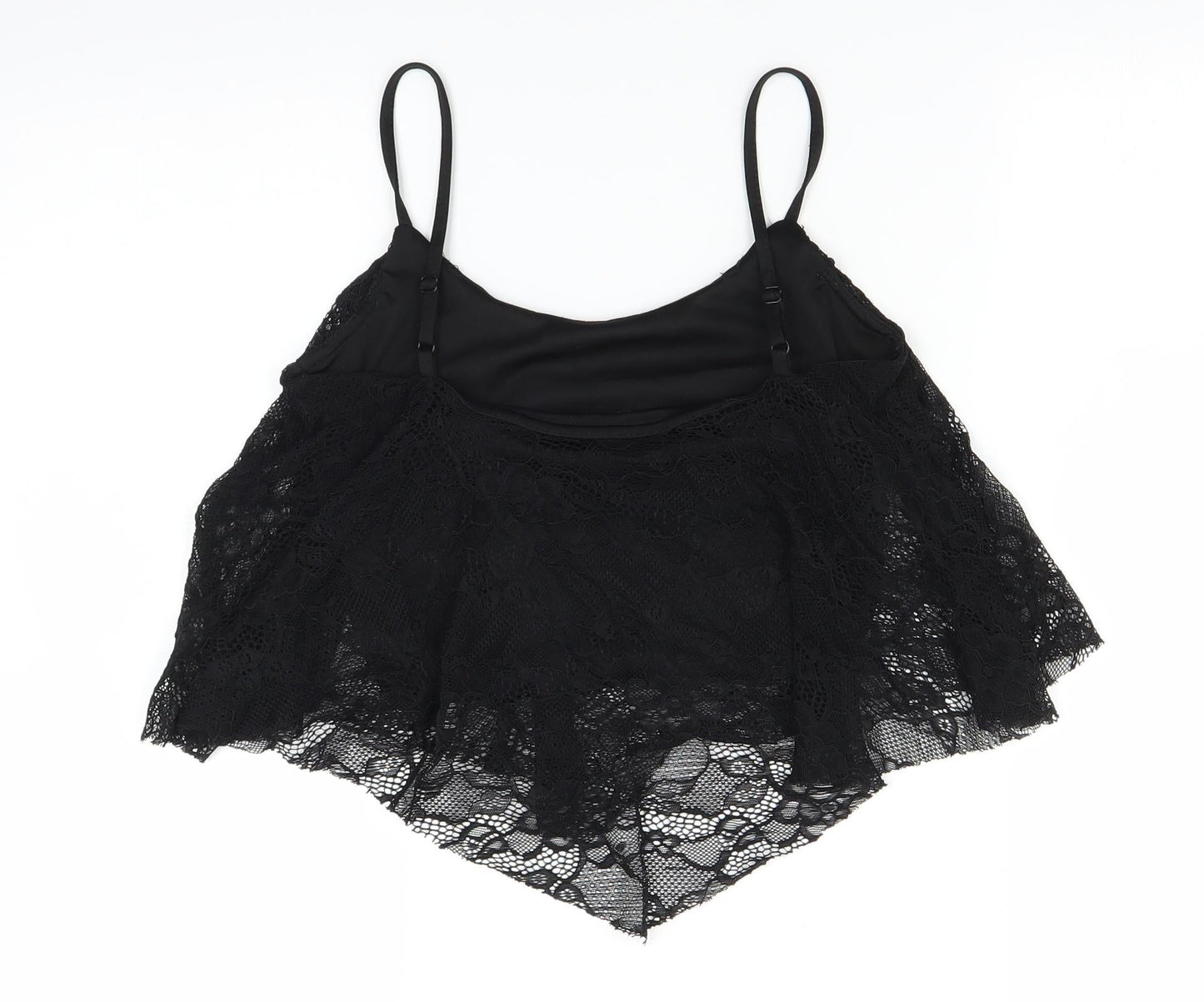 New Look Womens Black   Cropped Tank Size 10