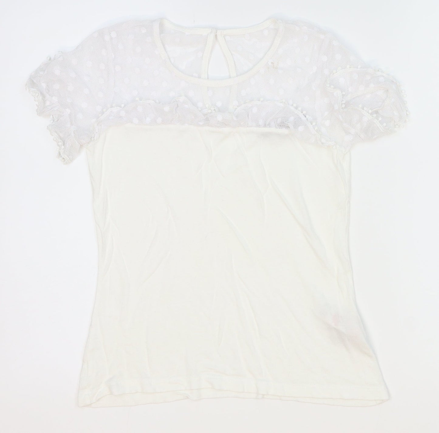 Dorothy Perkins Womens White   Basic Blouse Size 4