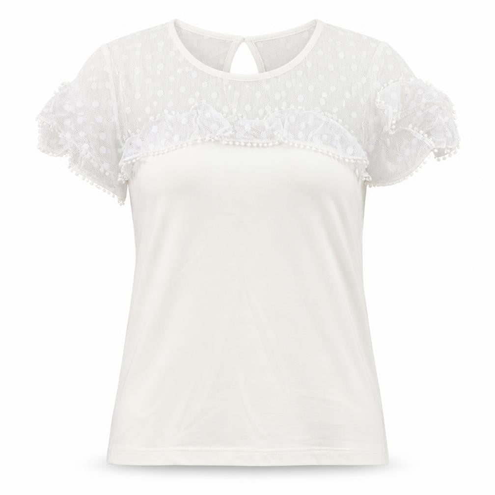 Dorothy Perkins Womens White   Basic Blouse Size 4