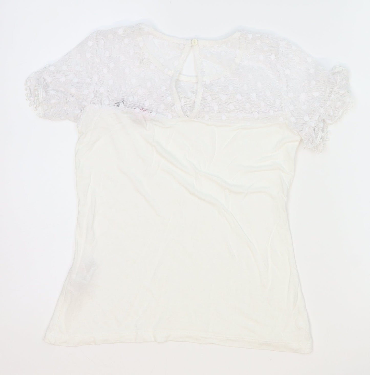 Dorothy Perkins Womens White   Basic Blouse Size 4