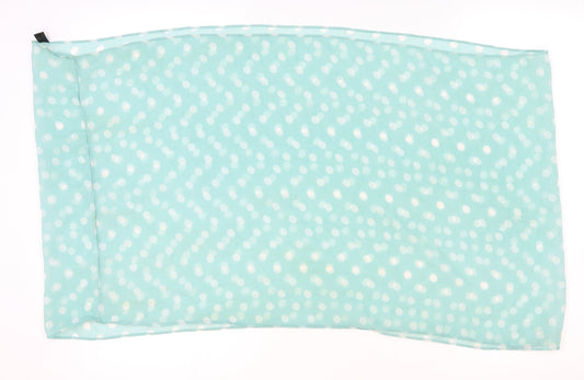 Unbranded Womens Blue Polka Dot   Shawl/Wrap
