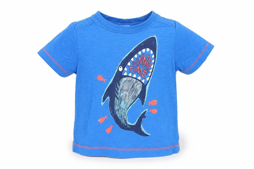 Mini Club Boys Blue   Basic T-Shirt Size 9-12 Months