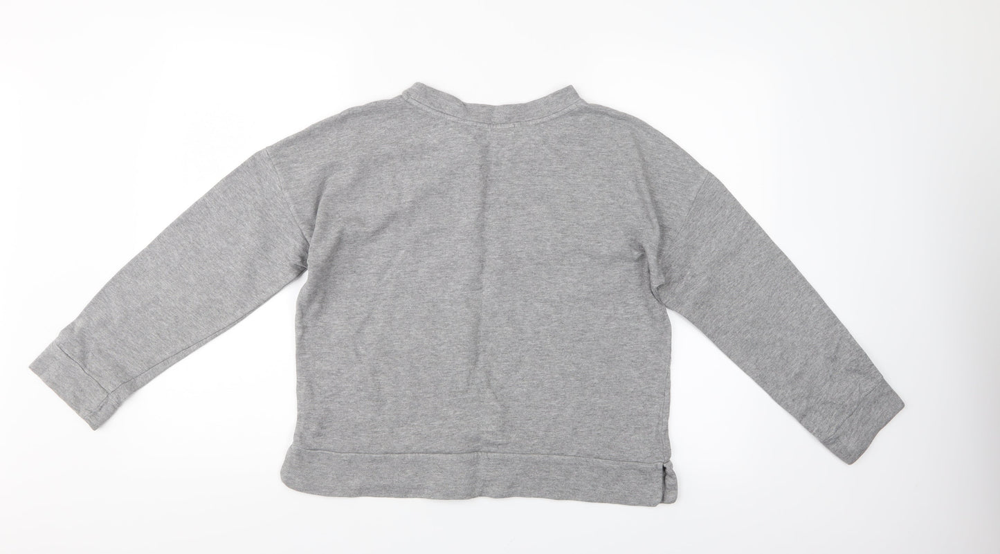 M&S Womens Grey   Pullover Sweatshirt Size 10