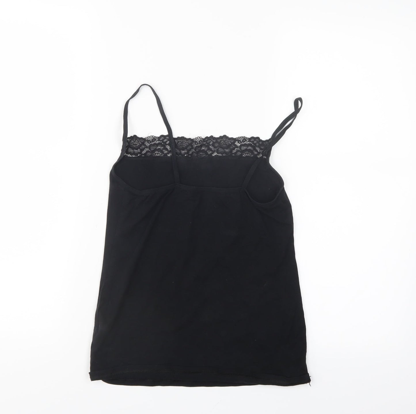 M&s Womens Black   Basic Tank Size 10