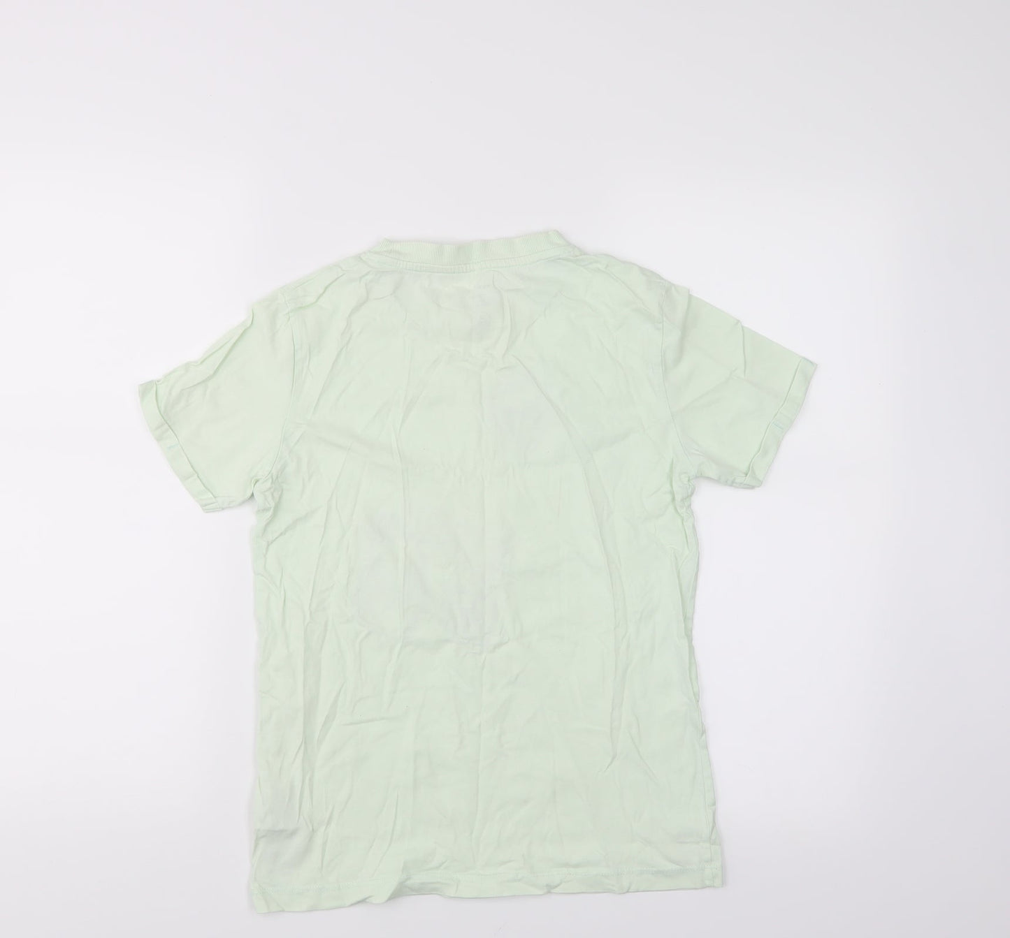 name it Boys Green   Basic T-Shirt Size 11-12 Years