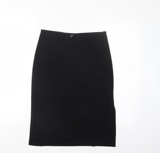 EF Womens Black   A-Line Skirt