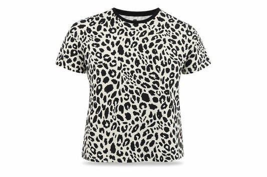 F&F Womens Multicoloured Animal Print  Basic T-Shirt Size 10