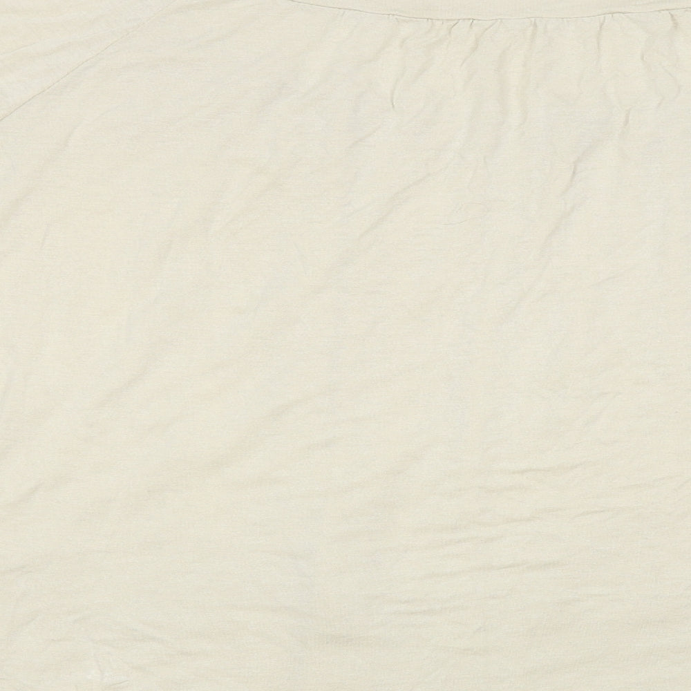 Preworn Womens Beige   Basic T-Shirt Size L