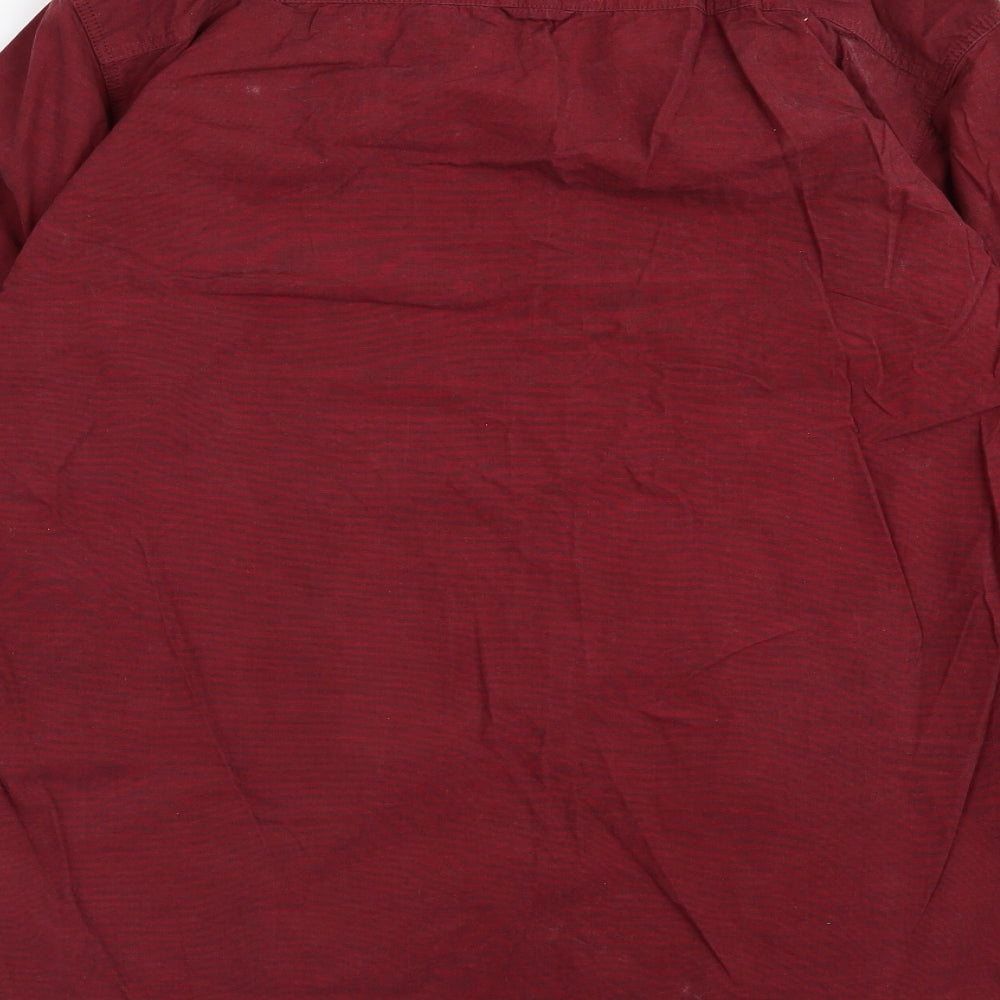 Preworn Mens Red    Button-Up Size XL
