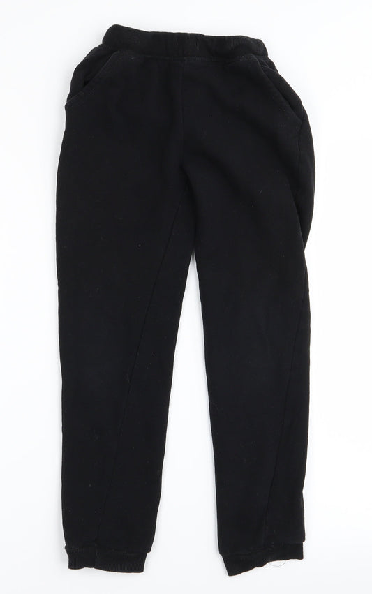 Primark Girls Black   Jogger Trousers Size 9 Years