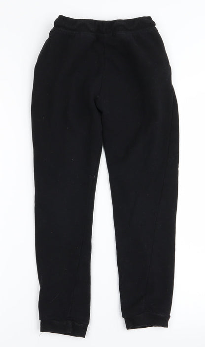 Preloved Primark Girls Black   Jogger Trousers Size 9 Years - Back