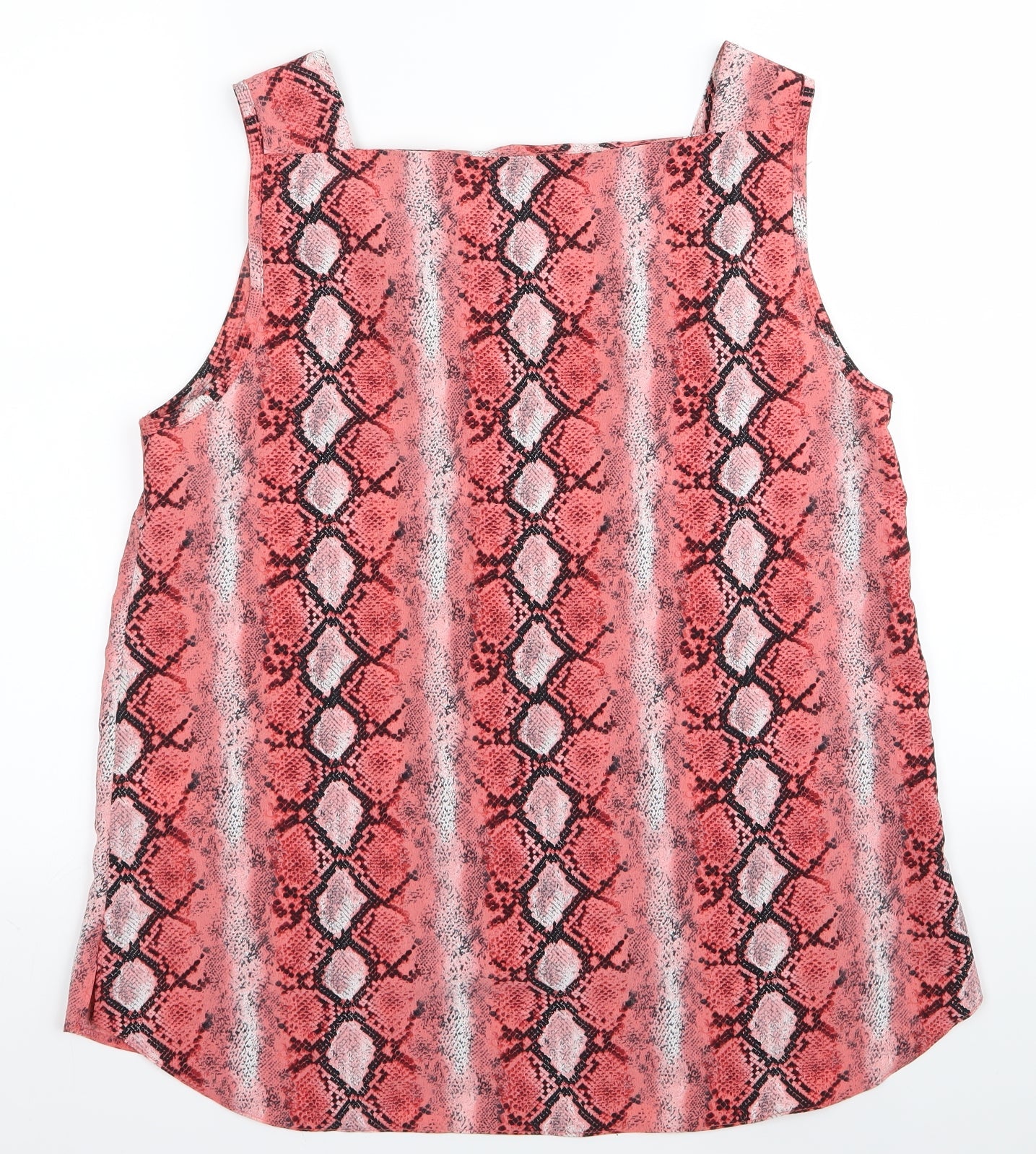 Dorothy Perkins Womens Pink Animal Print  Basic Tank Size 12